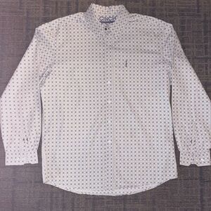 Cinch Men's Button Down / Sz XL / Long Sleeve / Gray / Modern Fit